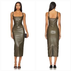 Nookie Olive Midi Dress NWT